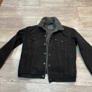 Levi's Type III Sherpa Trucker Jacket black M / L